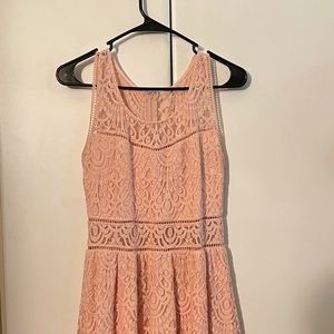 Pink Lace Dress